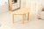 Semi Circle Timber Pinewood Wooden Kids Table Activity Study Desk & 6 Wooden Chairs 120x60cm