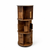 3-Tier Versatile Timber Rubberwood Wooden Rotating Bookcase Bookshelves 98cm Walnut