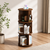 3-Tier Versatile Timber Rubberwood Wooden Rotating Bookcase Bookshelves 98cm Walnut