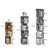 3-Tier Versatile Timber Rubberwood Wooden Rotating Bookcase Bookshelves 98cm Natural