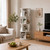 4-Tier Versatile Spacious Rotating Swivel Spinning Wooden Bookcase Bookshelves 127cm White Extra Wide 46cm
