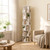 6-Tier Versatile Spacious Rotating Swivel Spinning Wooden Bookcase Bookshelves 189cm White Extra Wide 46cm
