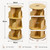 3-Tier Natural Oak Colour Versatile Rotating Swivel Spinning Wooden Bookcase Bookshelves 96cm Extra Wide 46cm