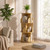 3-Tier Natural Oak Colour Versatile Rotating Swivel Spinning Wooden Bookcase Bookshelves 96cm Extra Wide 46cm