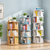 360° Rotating Wooden Bookcase Bookshelf Extra Wide– 3/4/5/6 Tier Natural Oak