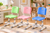 Kids Height Adjustable Study Chair with Footrest – Blue / Pink / Green