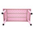 7 Piece Light Pink Kids Table and Chairs Set for Play, Learning and Group Activities