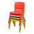 7 Piece Light Pink Kids Table and Chairs Set for Play, Learning and Group Activities