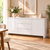 138cm High Gloss Sideboard Buffet Cabinet – White