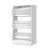 3 Tier Shoe Cabinet - White