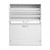 84cm White 2-Compartment Shoe Cabinet – 24 Pair Storage