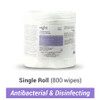 Antibacterial Wipes, Single Roll