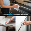 Disinfecting Wipes Dispenser in use with antibacterial floor wipes for high-traffic areas
