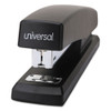 Universal® Economy Full-Strip Stapler, 20-Sheet Capacity, 3" Throat, Black
