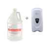 Zogics Alcohol-Free Foam Hand Sanitizer + Wall Mounted Touch-Free Sanitizer Dispenser