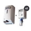 Chak White Automatic Liquid Chalk Dispenser + 2 Liquid Chalk Refills (1000 mL)