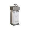 SOLera 1 Chamber Liquid Dispenser, 44 oz, Satin Silver/Translucent - Shampoo