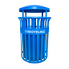 Outdoor Recycling Receptacle with Canopy