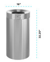 Stainless Steel Trash Can