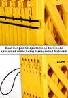 13 Foot Expandable Mobile Safety Barricade Fence - ALP499-BAR