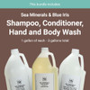 Soapbox Bath & Body Care Gallon Sampler Case + Dispenser