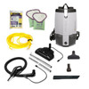 ProVac FS 6 Backpack Vacuum with Commercial Power Nozzle Tool Kit | ProTeam