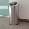 HLS Open Top Beveled Round Trash Can