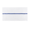 Admiral Collection Towel, 24" x 48", White/Blue Stripes (12/pack) | Monarch