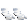 navy outdoor chaise slipcover