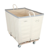 steele canvas natural canvas heavy-duty laundry cart