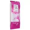 Women's twin-blade disposable razor with pivoting head