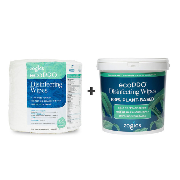 Eco-Friendly Bucket of Biodegradable Disinfectant Wipes