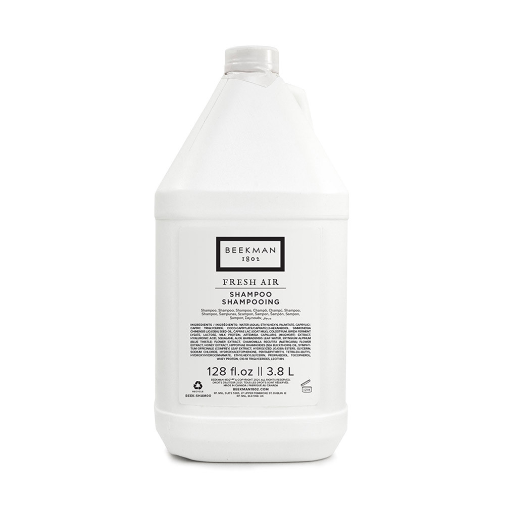 Beekman 1802 Fresh Air Shampoo, 1 Gallon Bulk Refill