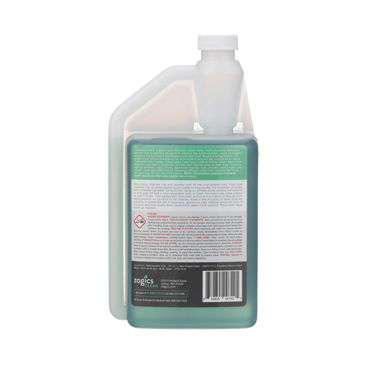 Organic Acid Restroom Cleaner | Concentrated Cleaner