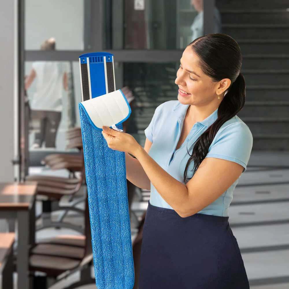 オリジナル美品！M.O.P. / WARRIORZ 2LP Heavy Duty Microfiber Wet Mop Frame & Handle Combo | Zogics