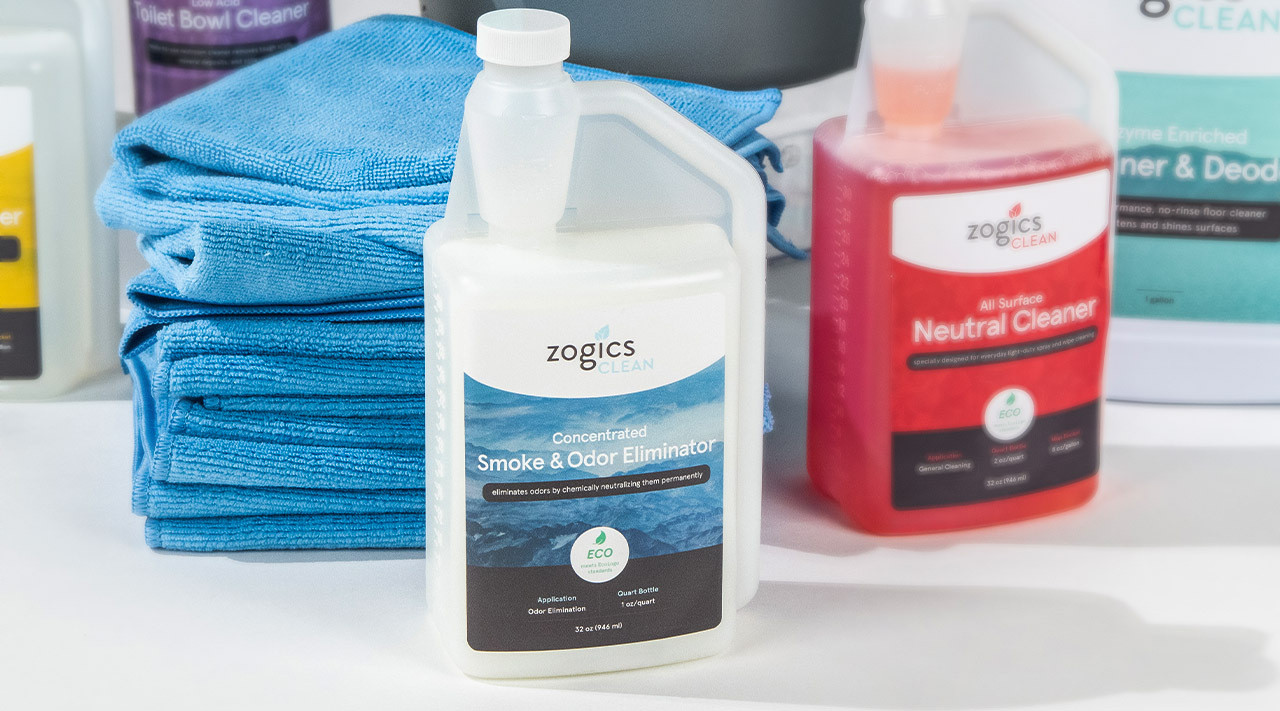 Odor eliminator for locker rooms Odor eliminator products in use in a commercial locker room