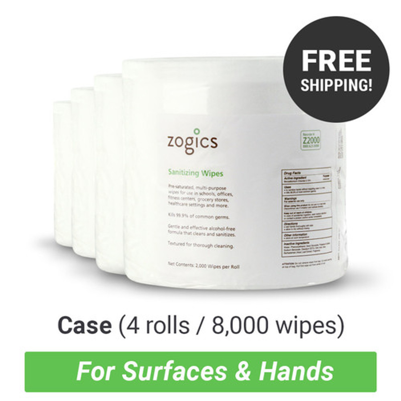 Gentle Multi-Surface Wipes