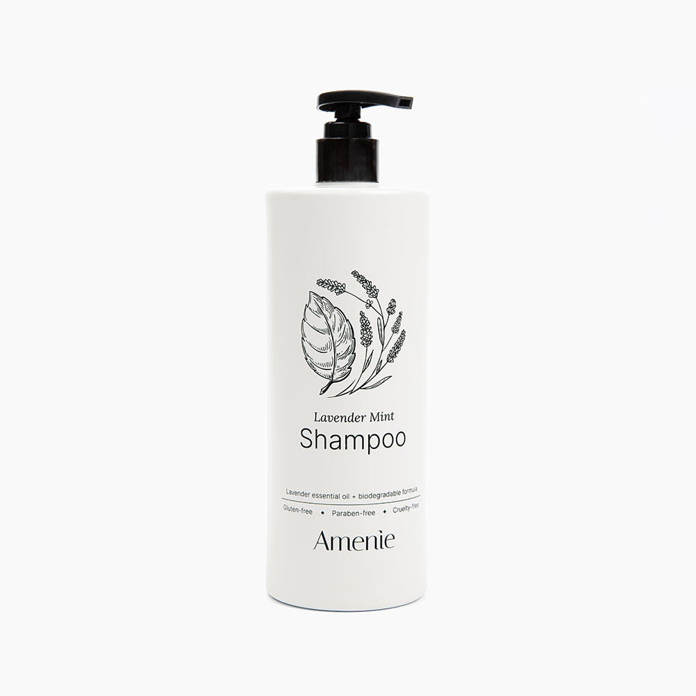 Reduced Bathroom Clutter | Amenie Shampoo EcoLux Dispenser