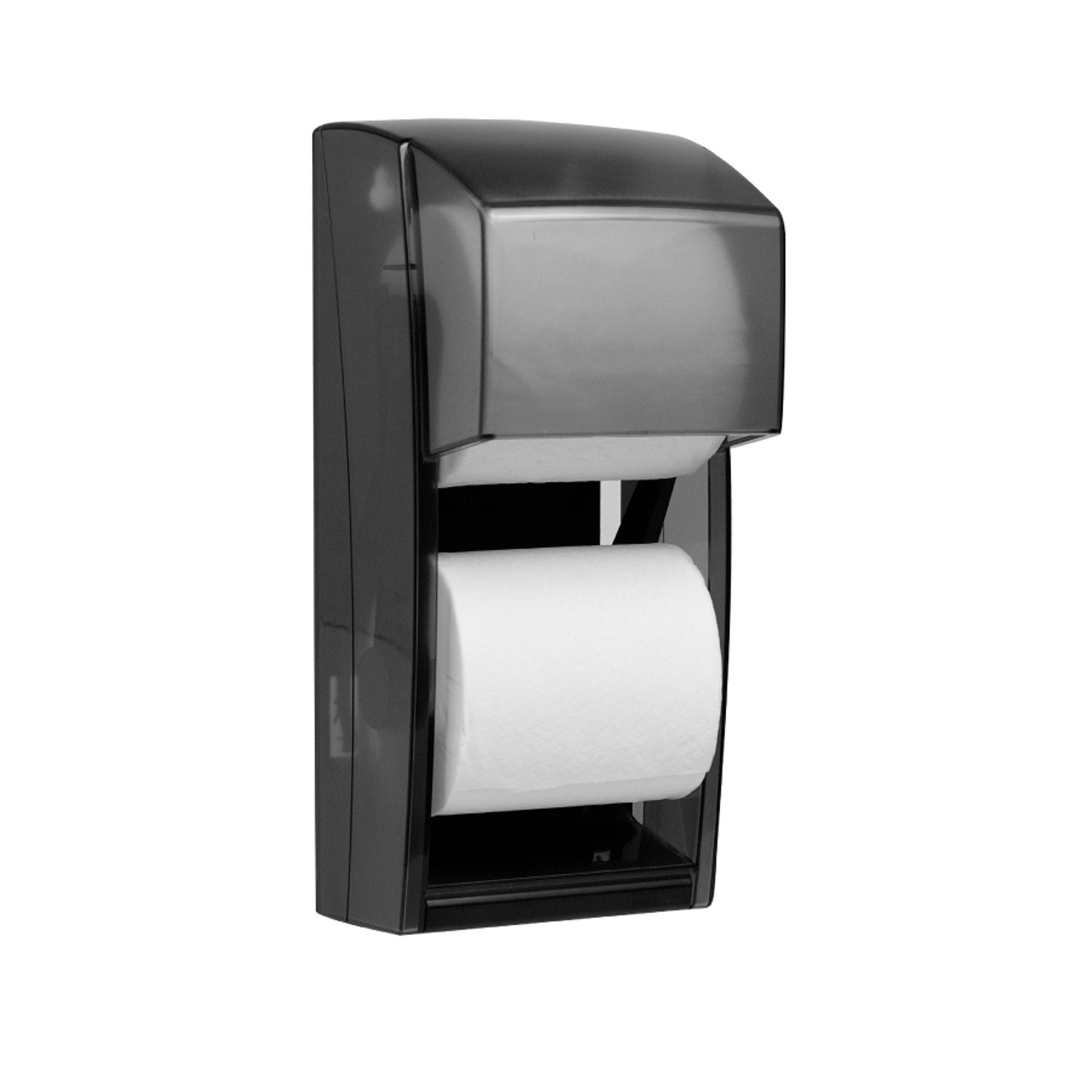 Kimberly-Clark Professional Double Roll Tissue Dispenser, Smoke, 09021