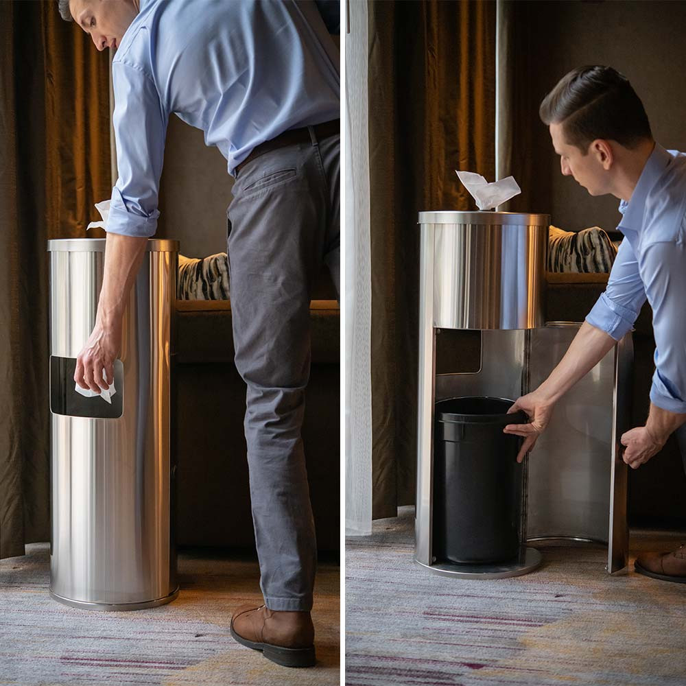 Wipes Stainless Steel Floor Dispenser Zogics