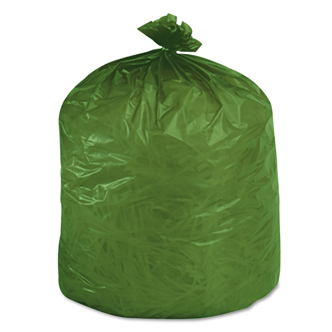 EcoSafe-6400 Compostable Compost Bags, 0.85 mil, 13-Gallon, Green, Box Of 45