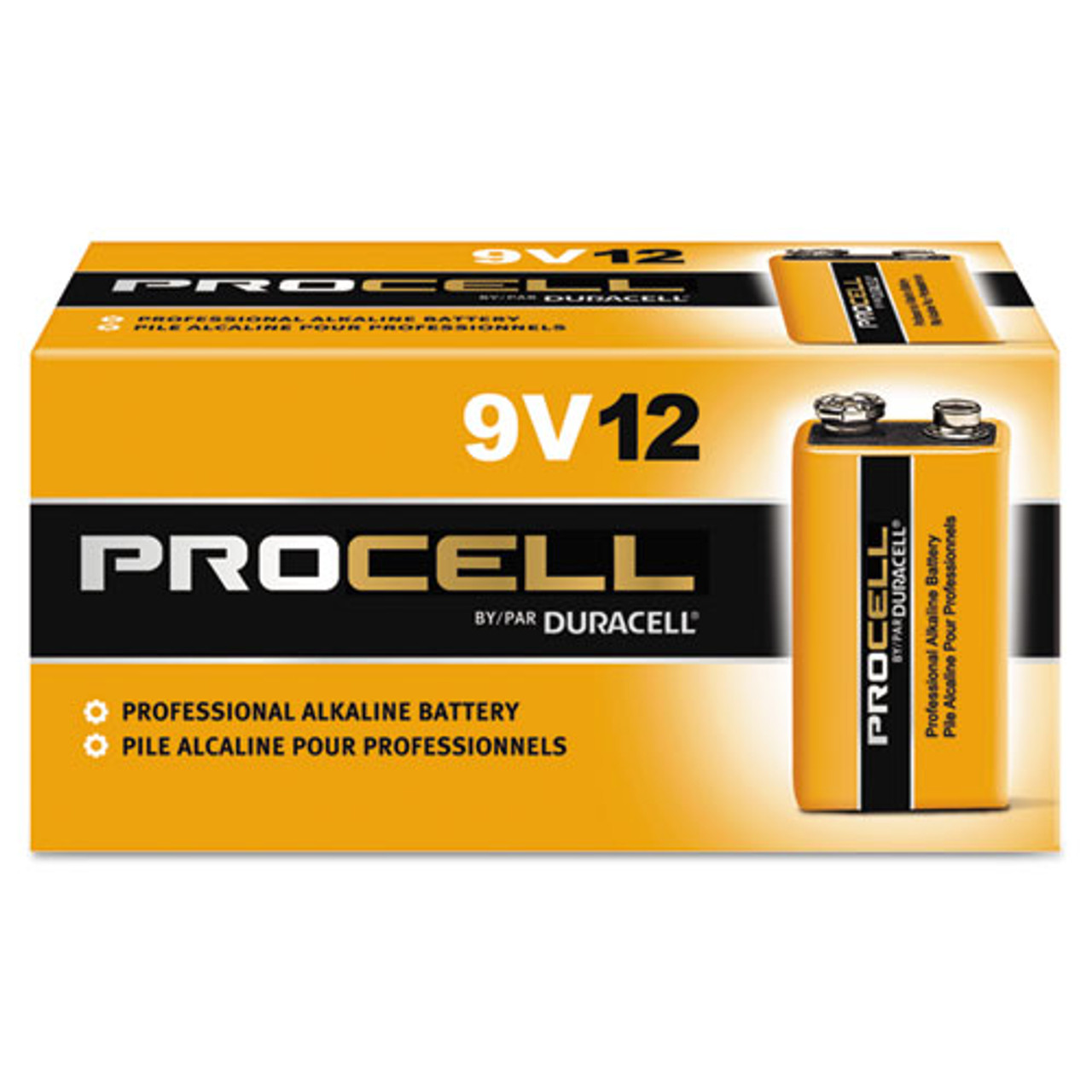 Duracell® Procell® 9V Alkaline Batteries S-15608 - Uline