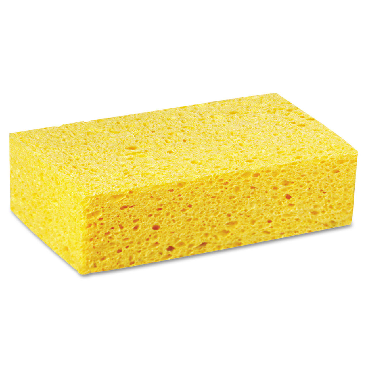 yellow cleaning sponge