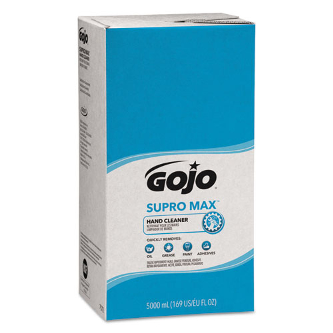 Gojo Supro Max Hand Cleaner Refill, 5000 mL, Floral Scent, Beige, 2/Carton