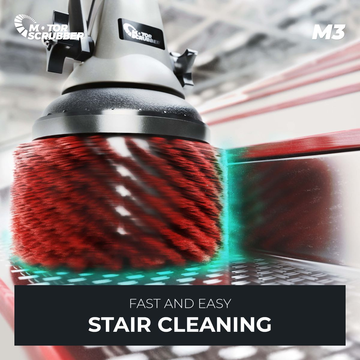 M3 Floor Scrubber Starter Kit with Free Zogics Floor Cleaner