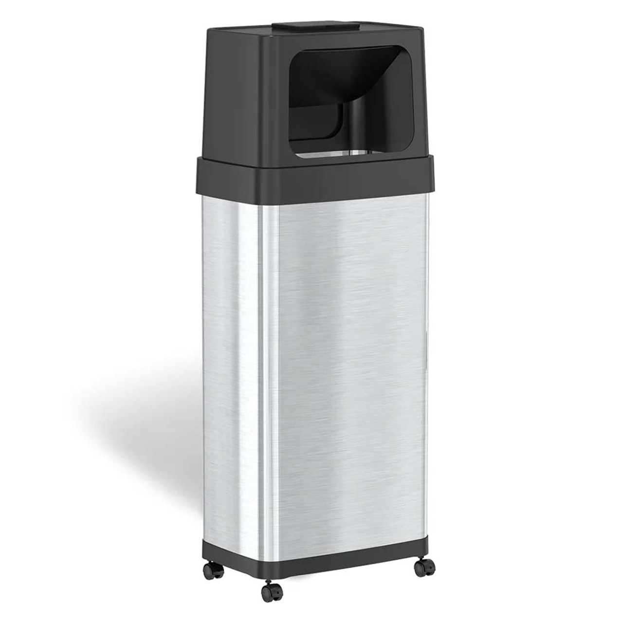 HLS Commercial Dual Push Door Odor Control Trash Can