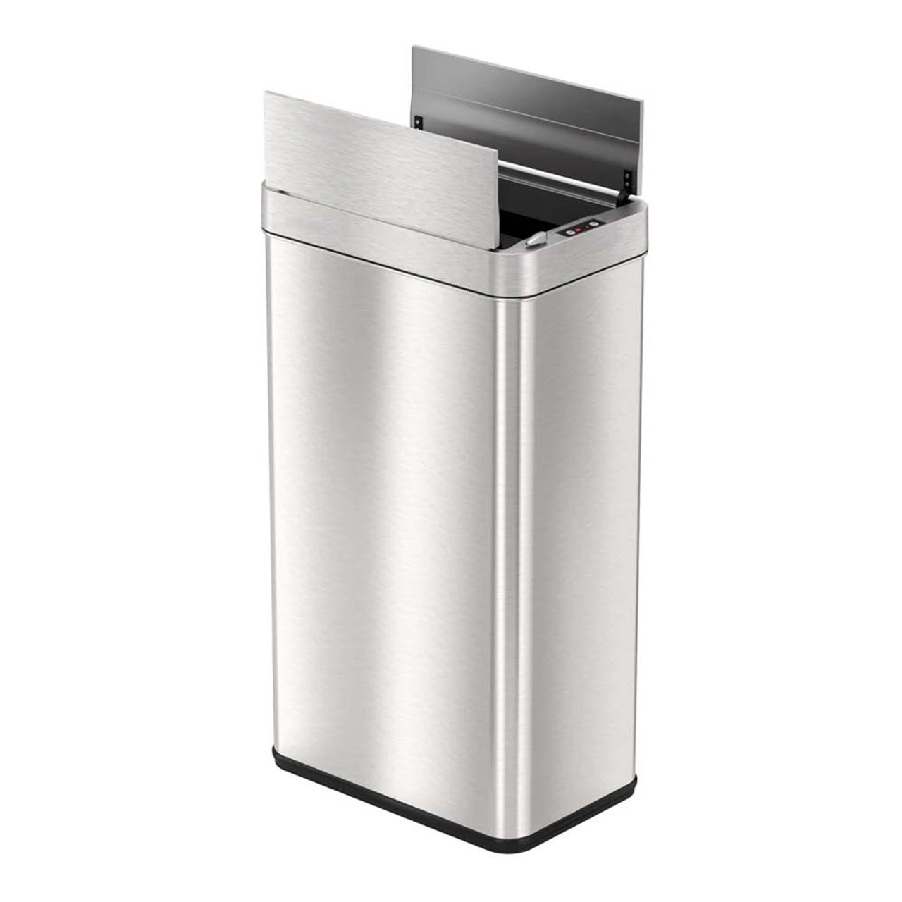 18-Gal Sensor Trash Can with Wing Open Lid