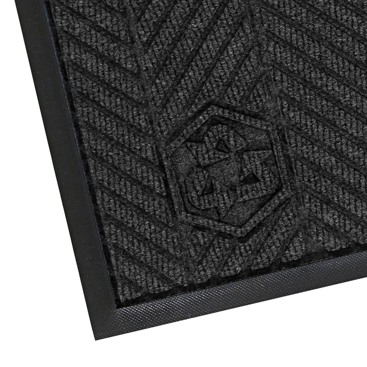 M+A Matting WaterHog Commercial-Grade Entrance Mat - Rubber