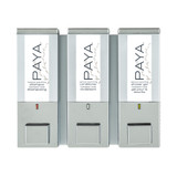 iQon Paya 3 Chamber Liquid Dispenser, 39 oz (86-Paya) Chrome/Satin