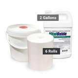 Disinfectant-Ready Wipes Bucket System with Vital Oxide
